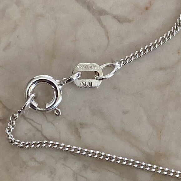 2003 Sterling Silver Signed First Nations Handcrafted Sea Bear Pendant Necklace - Picture 5 of 8